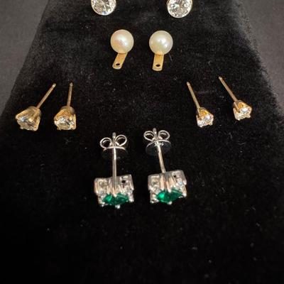 14K Gold Earrings | Mixed Styles in White & Yellow Gold | 5.35g Total Weight