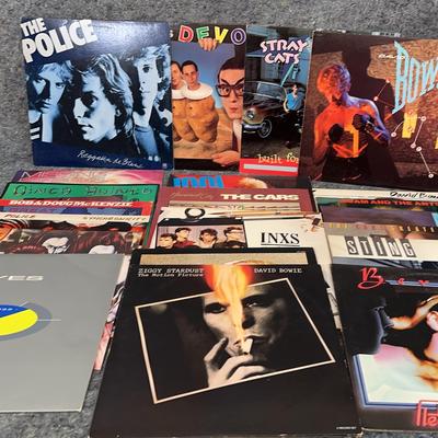 Vinyl Records | 1980s New Wave & Rock LPs | Bowie, Police, Devo, Berlin, Yes, INXS