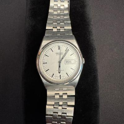 Seiko Automatic 17-Jewel Watch | Model 6309-8120 | Japan F | Day-Date | Stainless Steel
