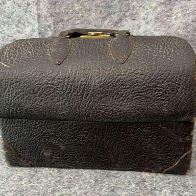 Vintage Leather Doctor’s Bag with Mid-Century 
