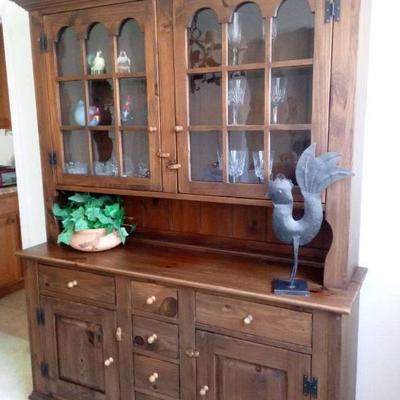 Hu147v ethan allen china hutch more