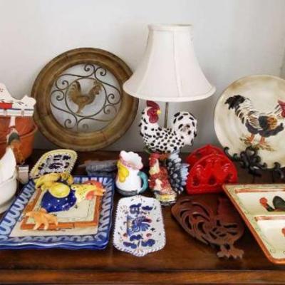 Hu161 rooster theme lot