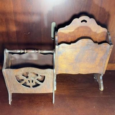 Wood Magazine Racks 