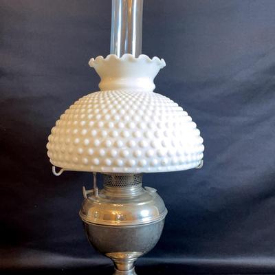 Vintage Milk Glass Lamp