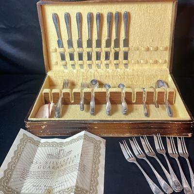 Utinsels And Wooden Box