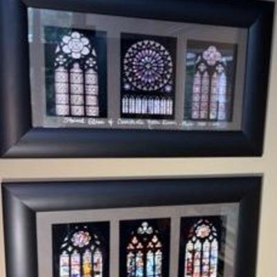 Stained Glass Framed Photos