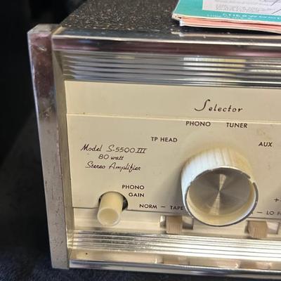Sherwood Stereo Amplifier Model S-5500 iii