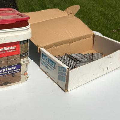 Deck Screws, And Framing Nails