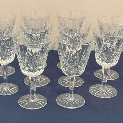 12 Waterford Crystal Wine Glasses