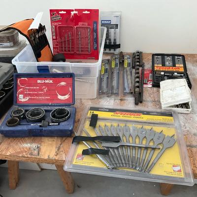 Lot of Drill & Spade Bits