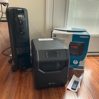 Pair Of Portable Heaters