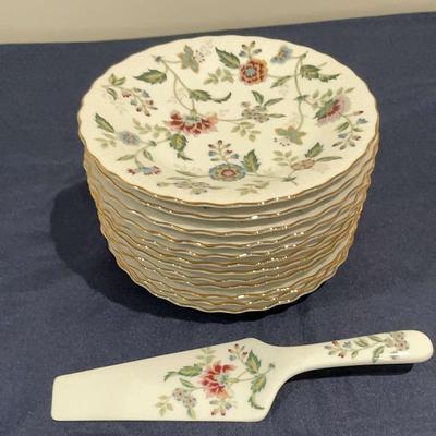 12 Cake Plates With Server By Andrea By Sadek