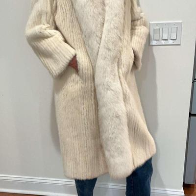 Long White Fur Coat