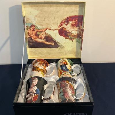 Set Of 4 McIntosh Renaissance mugs