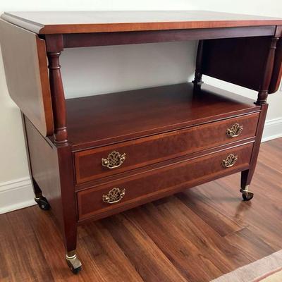“The American Masterpiece Collection By Hickory Dining Room Side Table With 2 Drawers