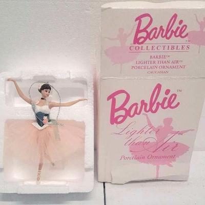 Barbie "Lighter than Air" Prima Ballerina Porcelain Ornament - New in Box!