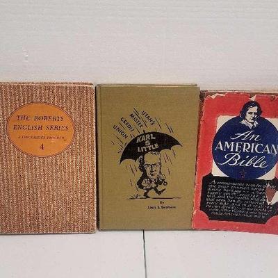 3 Collectable Vintage Books, Various Topics