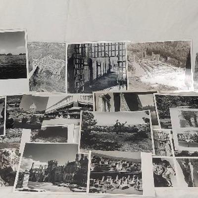 Assorted Sizes of Vintage Black & White Photos. Travel Photos!
