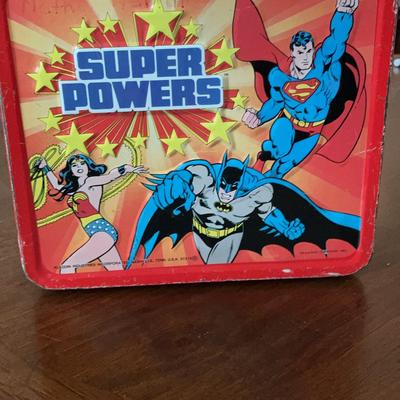 Vintage Super Powers Lunchbox 