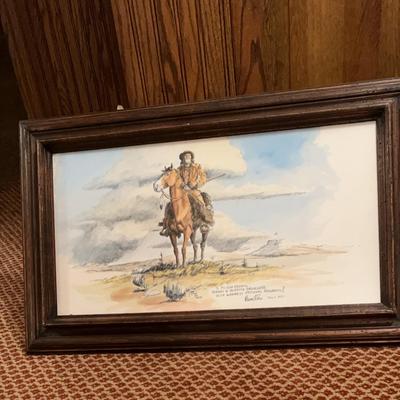“Mountain Man Rider”  by Marvin A. Enes