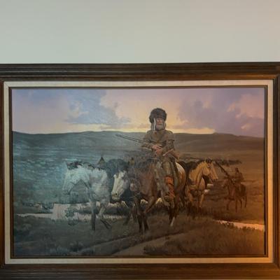 Marvin A. Enes “Whiskey Basin Traders” 