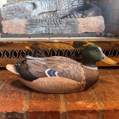 L. Eisenman “Greenhead Mallard” Wood Sculpture