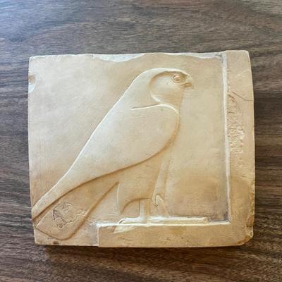 Horus Falcon Egyptian Wall Tile Replica In the style of the Metropolitan Museum of Art 