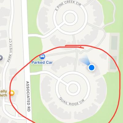 Make sure you are in the right complex, no the left one, we are at Quail Ridge Cir.