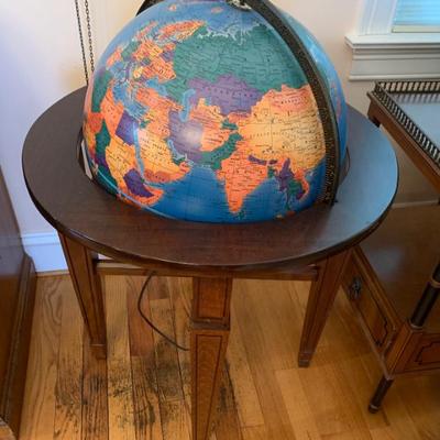 Sale Photo Thumbnail #172: Cram Classica illuminated globe w/ stand