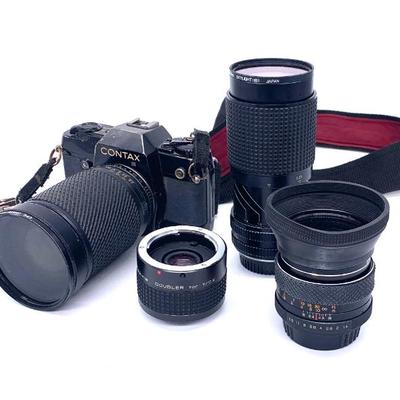 Sale Photo Thumbnail #91: Contax 137 MA D-5 w/ lenses