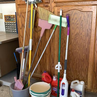 Brooms, Mops, Detergent, And Cleaning Supplies 