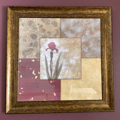 Framed Flower Print
