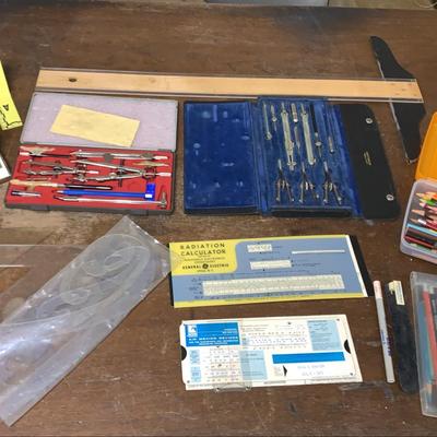 Vintage Art And Drawing Supplies