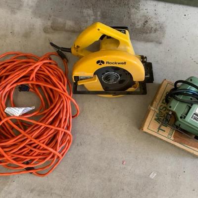 Extension Cord And Saws