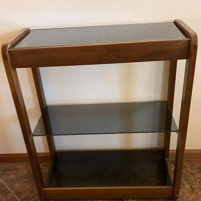 Wood And Glass Shelves