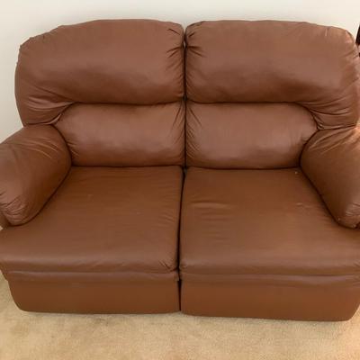 Brown Reclining Couch