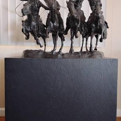 Wr127 off the range coming through the rye) by frederick remington