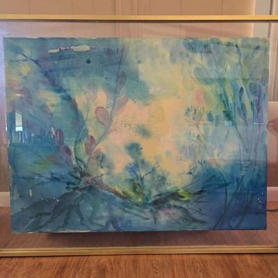 Wr125 framed watercolor