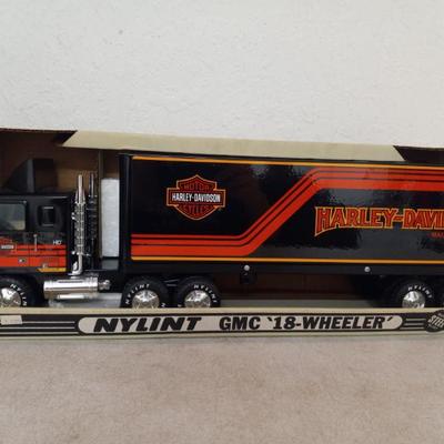 1980s 1:34 Steel Nylint Harley-Davidson GMC 18-Wheeler #911-Z - In Original Box