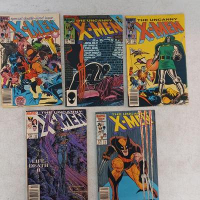 Vintage Marvel Comics Uncanny X-Men Vol. 1 - 5 in All