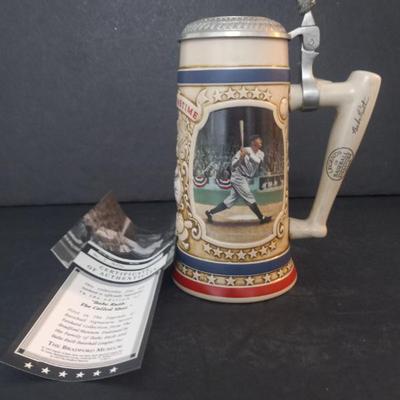Bradford Museum Legends of Baseball Babe Ruth: The Called Shot Lidded Stein with COA