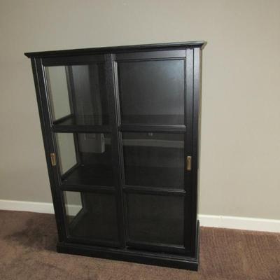 Sale Photo Thumbnail #13: Nice glass front and sides display cabinet