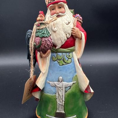 Jim Shore “Noite Feliz” Brazil Santa 2015 Heartwood Creek — No Box. 
