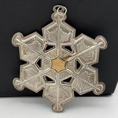 Gorham Sterling Silver Christmas Ornament 1987