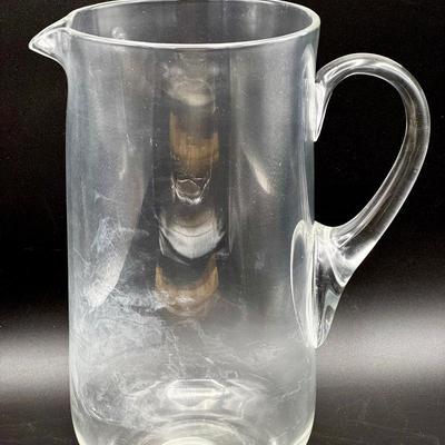 Vintage Art Glass Pitcher 