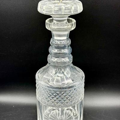 Georgian Cut Glass Decanter 