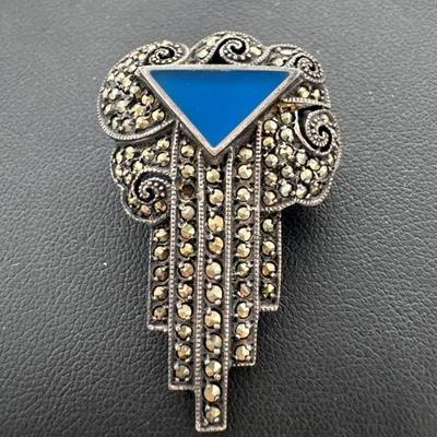 Art Deco Sterling Silver Pin