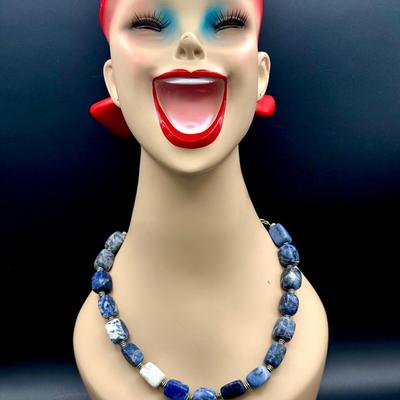 Blue Stone Necklace