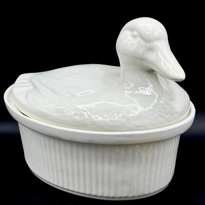 Vintage Duck Casserole Dish