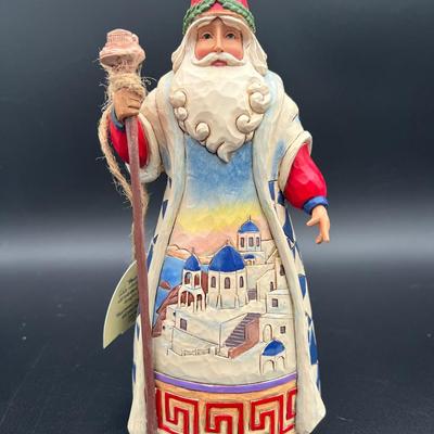 Jim Shore “Kala Christougenna” Greece Santa Figurine 2014 Heartwood Creek